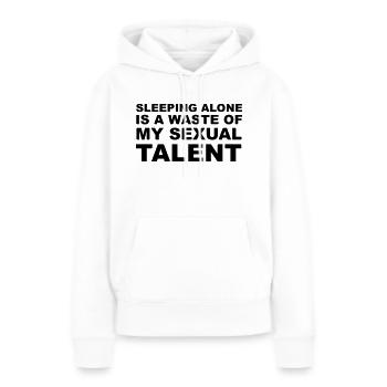 Sex - Frauen Premium Bio Hoodie - Weiß - Vorne - Julia (174cm)