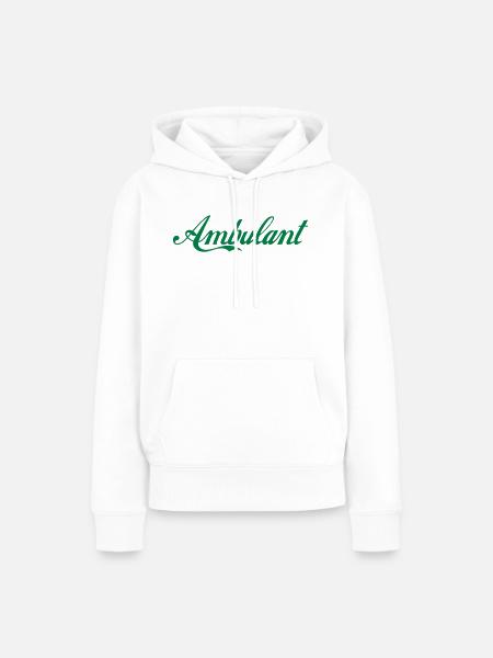 Ambulant - Frauen Premium Bio Hoodie - Weiß