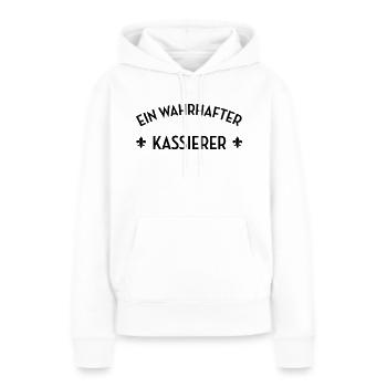 Kassierer Kassiererin Handel Verkäufer Kasse - Frauen Premium Bio Hoodie - Weiß - Vorne - Julia (174cm)