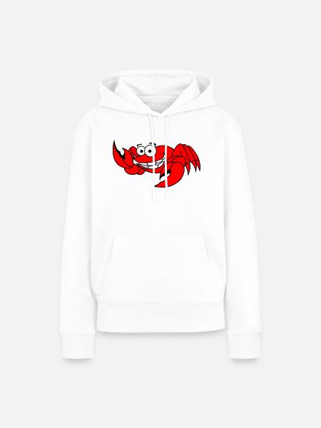 krebs - Frauen Premium Bio Hoodie - Weiß