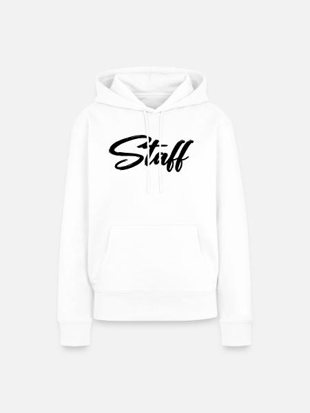 staff - Frauen Premium Bio Hoodie - Weiß