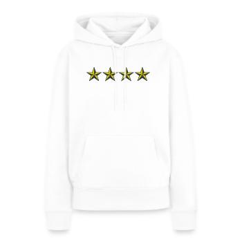 general - Frauen Premium Bio Hoodie - Weiß - Vorne - Julia (174cm)