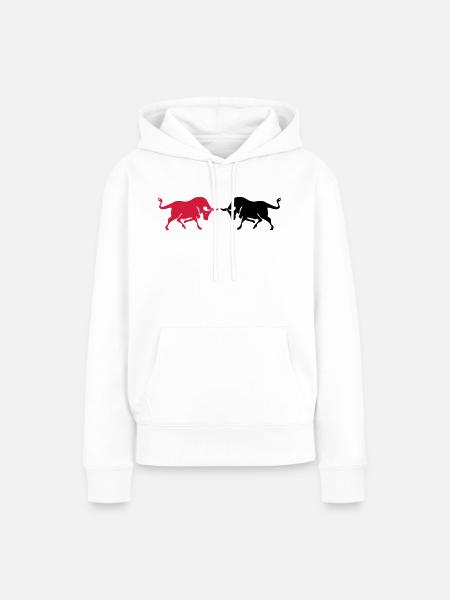 stiere - Frauen Premium Bio Hoodie - Weiß
