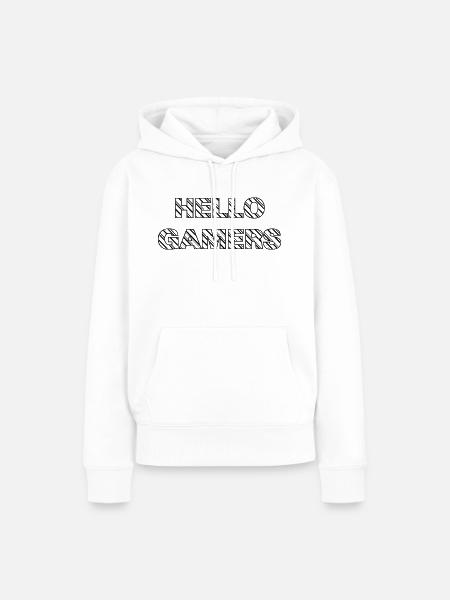 Game Gaming PC - Frauen Premium Bio Hoodie - Weiß