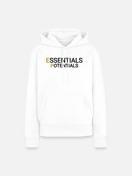 Wesentliches - Frauen Premium Bio Hoodie - Weiß