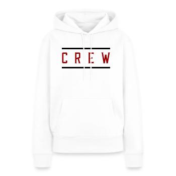 équipage - Sweat à capuche Premium bio Femme - blanc - Devant - Julia (174cm)
