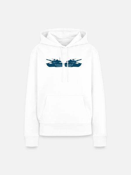 panzer 2 - Frauen Premium Bio Hoodie - Weiß