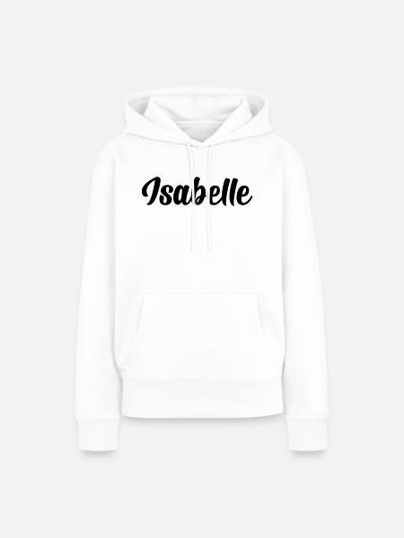Isabelle - Frauen Premium Bio Hoodie - Weiß