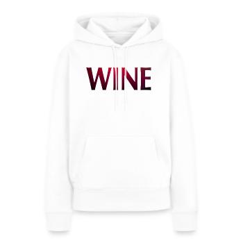 VIN - Sweat à capuche Premium bio Femme - blanc - Devant - Julia (174cm)