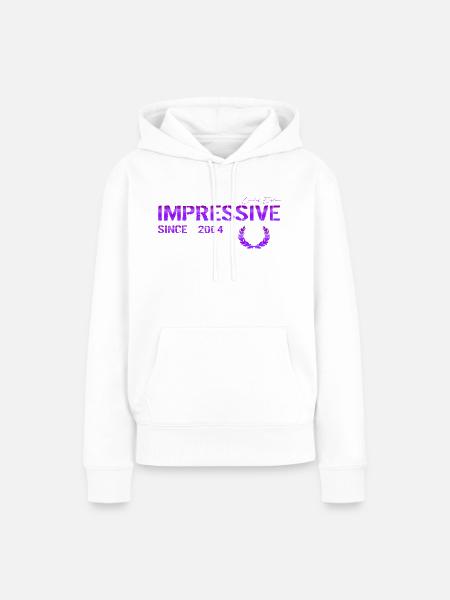 Impressive since 2004 - Frauen Premium Bio Hoodie - Weiß