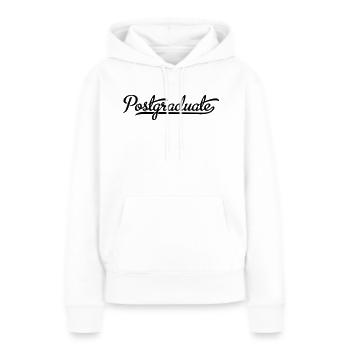 Troisième cycle - Sweat à capuche Premium bio Femme - blanc - Devant - Julia (174cm)