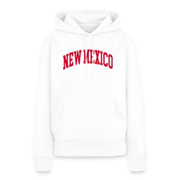 new mexico - Frauen Premium Bio Hoodie - Weiß - Vorne - Julia (174cm)
