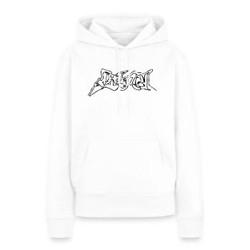 Stoned - Frauen Premium Bio Hoodie - Weiß - Vorne - Julia (174cm)