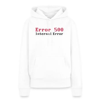 Error 500 - Internal (erreur de serveur) - Erreur - Sweat à capuche Premium bio Femme - blanc - Devant - Julia (174cm)