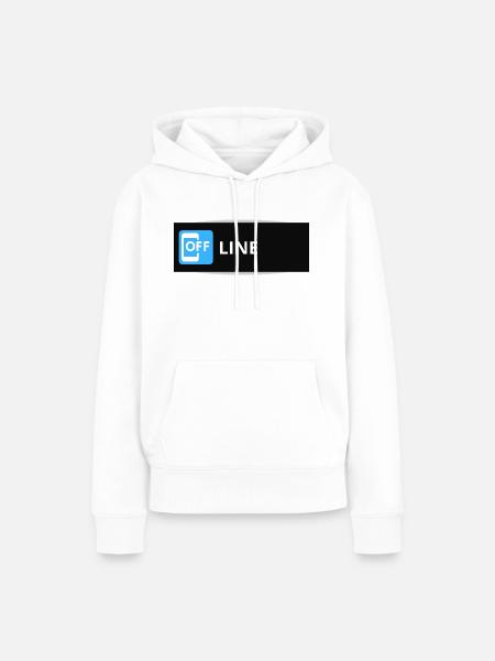NICHT INLINE - Frauen Premium Bio Hoodie - Weiß