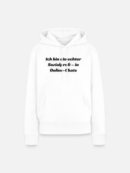 Typisch-Gamer - Frauen Premium Bio Hoodie - Weiß