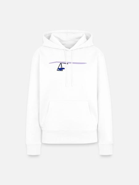 Drachenflieger - Frauen Premium Bio Hoodie - Weiß