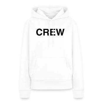 Département - Sweat à capuche Premium bio Femme - blanc - Devant - Julia (174cm)