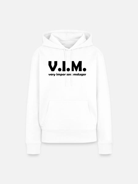 metzger - Frauen Premium Bio Hoodie - Weiß