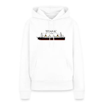 Titanic in Farbe - Frauen Premium Bio Hoodie - Weiß - Vorne - Julia (174cm)