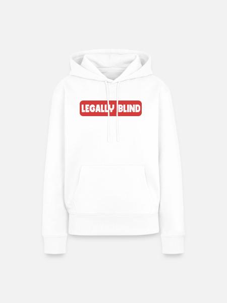 Rechtlich blind - Frauen Premium Bio Hoodie - Weiß