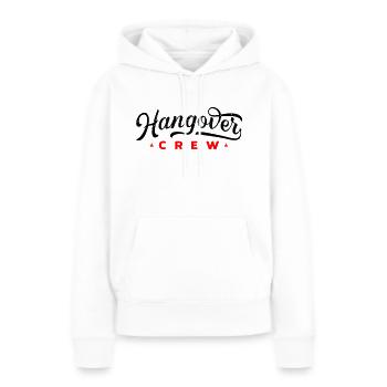 Équipe de gueule de bois - Sweat à capuche Premium bio Femme - blanc - Devant - Julia (174cm)