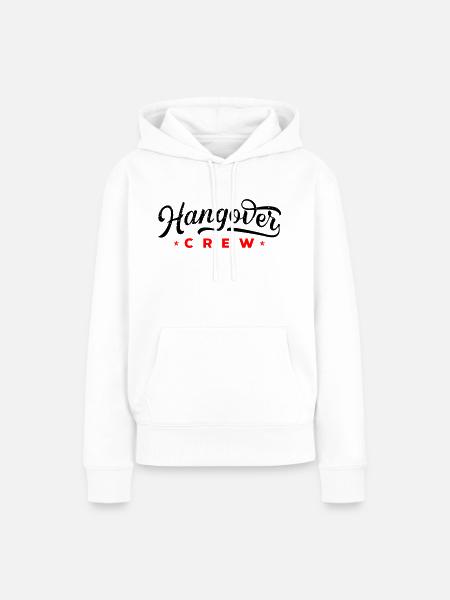 hangover crew - Frauen Premium Bio Hoodie - Weiß