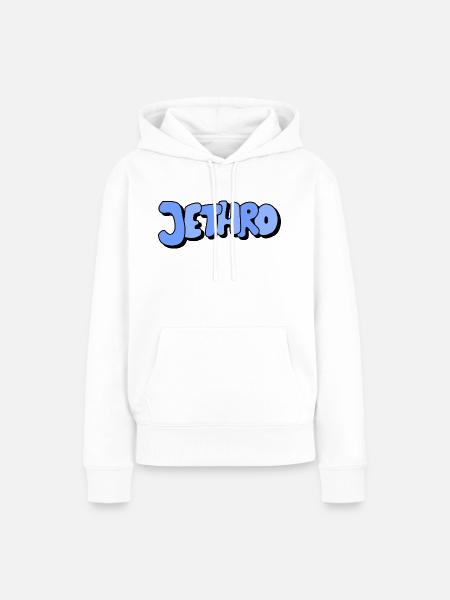 Jethro - Frauen Premium Bio Hoodie - Weiß