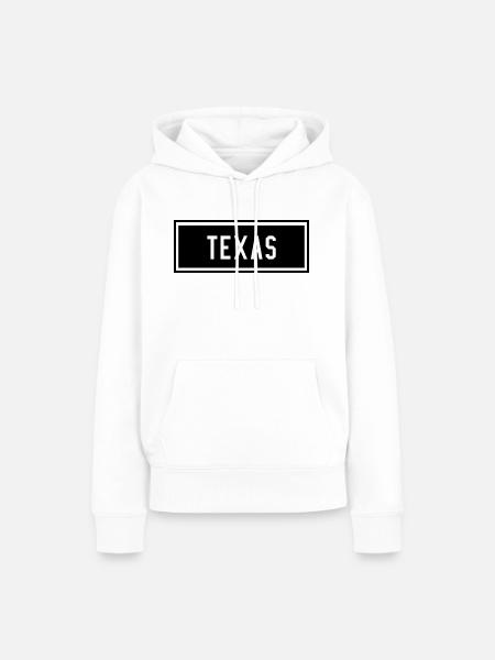Texas - Frauen Premium Bio Hoodie - Weiß