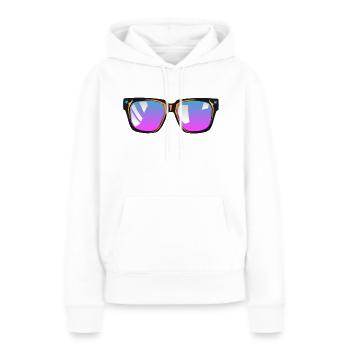 Sonnenbrille - Frauen Premium Bio Hoodie - Weiß - Vorne - Julia (174cm)