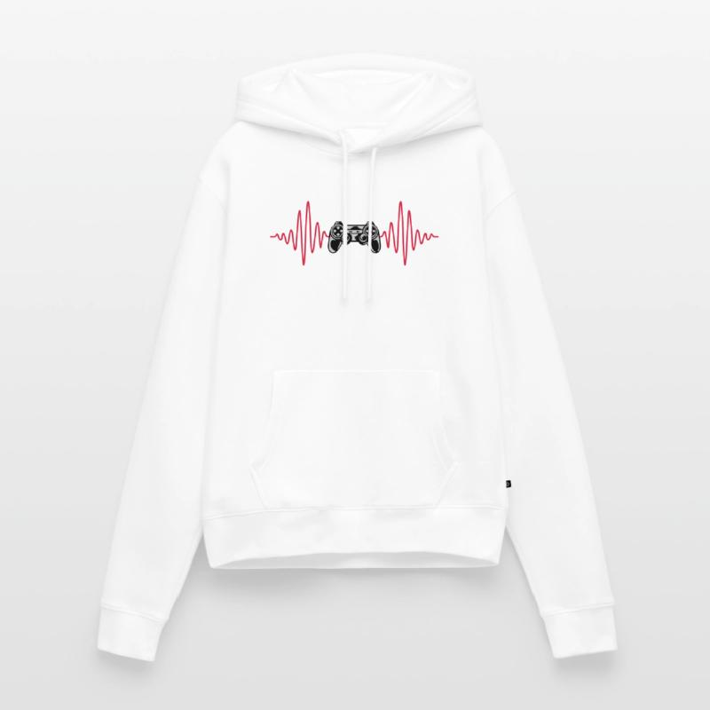 Puls Console Retro Controller Women’s Premium Organic Hoodie