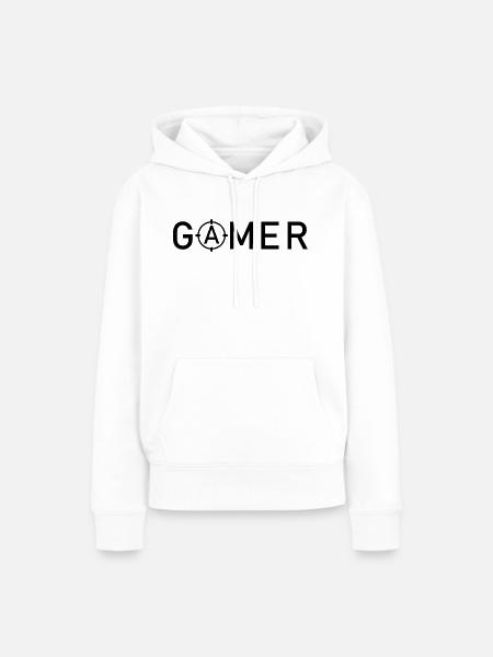 Game Gaming PC - Frauen Premium Bio Hoodie - Weiß
