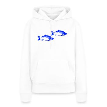 Pisces - Women’s Premium Organic Hoodie - white - Front - Julia (174cm)