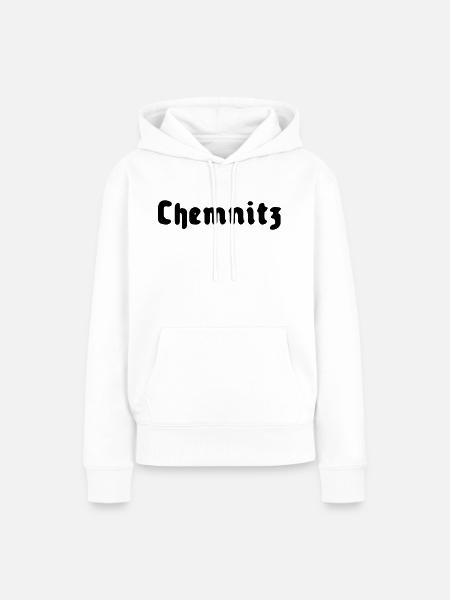 Chemnitz - Frauen Premium Bio Hoodie - Weiß