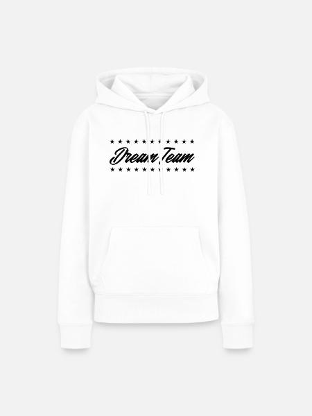dream team - Frauen Premium Bio Hoodie - Weiß