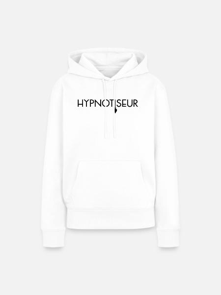 Hypnotiseur - nur Pendel - Frauen Premium Bio Hoodie - Weiß