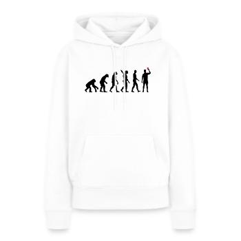Schiedsrichter - Frauen Premium Bio Hoodie - Weiß - Vorne - Julia (174cm)