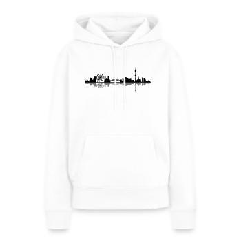 Skyline - Sydney - Frauen Premium Bio Hoodie - Weiß - Vorne - Julia (174cm)