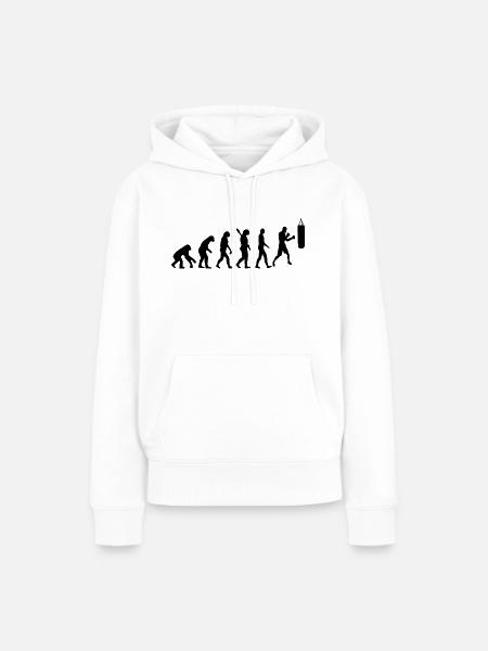 Boxing Fighting Muay Thai - Frauen Premium Bio Hoodie - Weiß