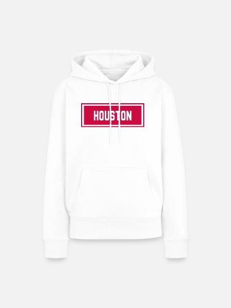 Houston - Frauen Premium Bio Hoodie - Weiß