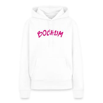 Bochum - Deutschland - Germany - Ruhrpott - Frauen Premium Bio Hoodie - Weiß - Vorne - Julia (174cm)