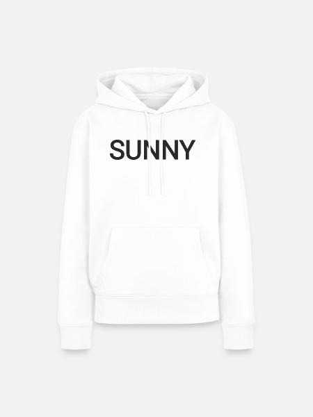 Sunny - Frauen Premium Bio Hoodie - Weiß