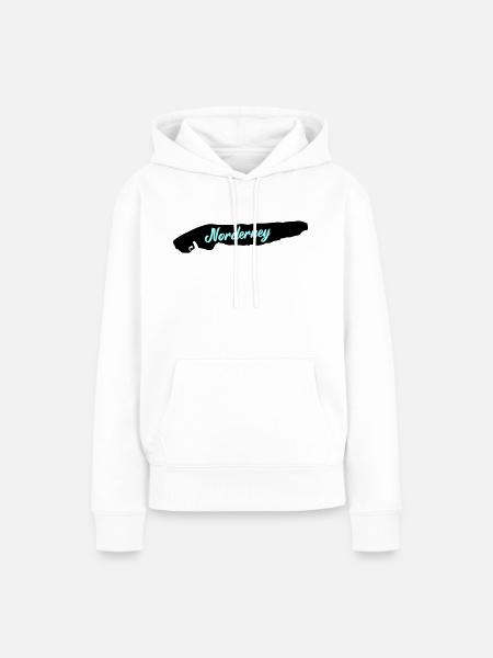 norderney insel - Frauen Premium Bio Hoodie - Weiß