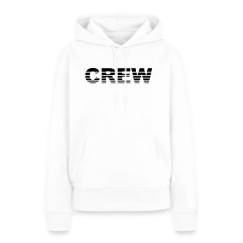 Crew - Sweat à capuche Premium bio Femme - blanc - Devant - Julia (174cm)