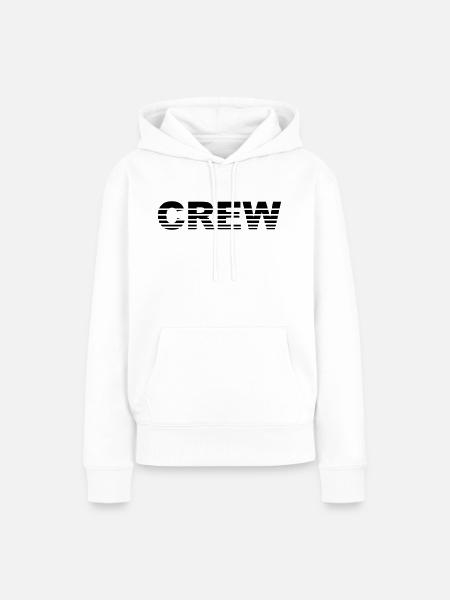 Crew - Frauen Premium Bio Hoodie - Weiß