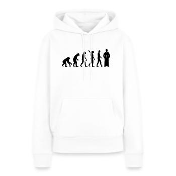 Pfarrer - Frauen Premium Bio Hoodie - Weiß - Vorne - Julia (174cm)