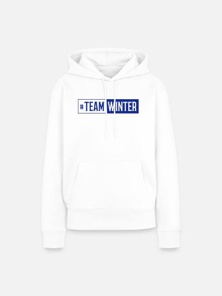 winter team - Frauen Premium Bio Hoodie - Weiß
