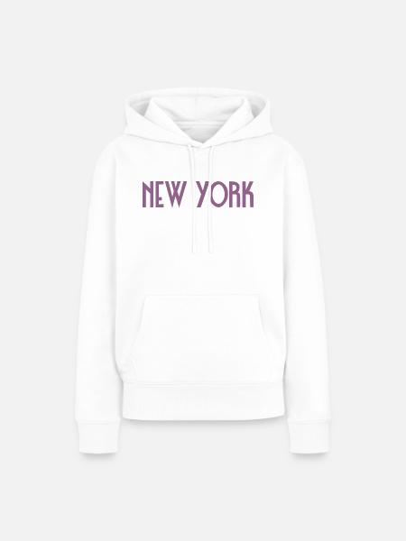 NYC 4550 - Frauen Premium Bio Hoodie - Weiß