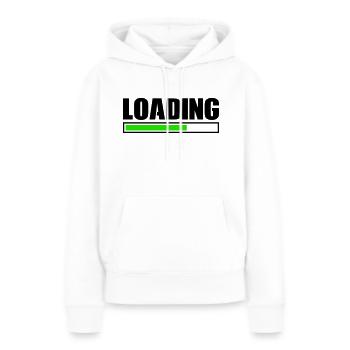 loading - Frauen Premium Bio Hoodie - Weiß - Vorne - Julia (174cm)