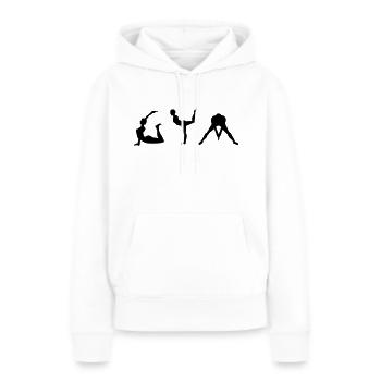 Gymnastik Gymnastik Frauengymnastik - Frauen Premium Bio Hoodie - Weiß - Vorne - Julia (174cm)